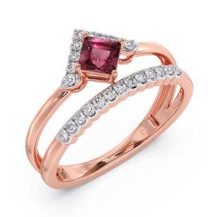Abhaya Diamond And Gemstone Ring
