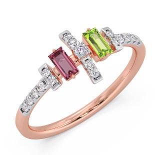 Imaginary Diamond and Gemstone Ring