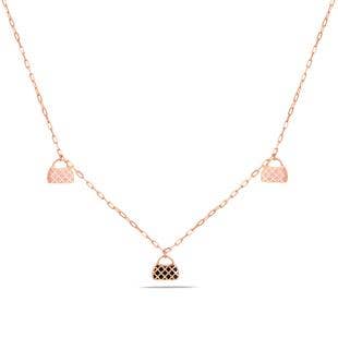 Clutch Gold Charm Necklace
