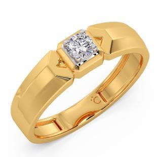 Tarun Solitaire Band Ring