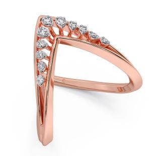 Shubhita Diamond V Ring