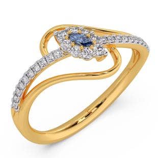 Diana Diamond And Gemstone Ring