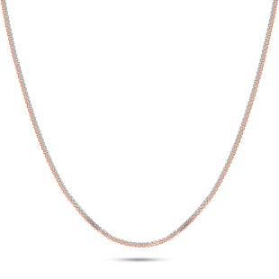Akhila Platinum And Rose Gold Chain