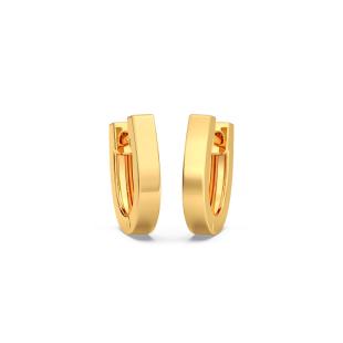 Amira Gold Hoop Earrings