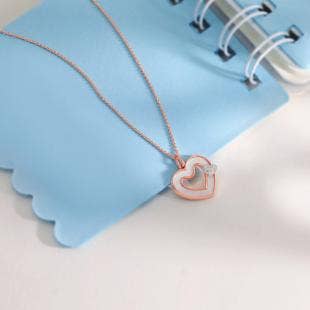 Loving Heartful Diamond Pendant With Chain