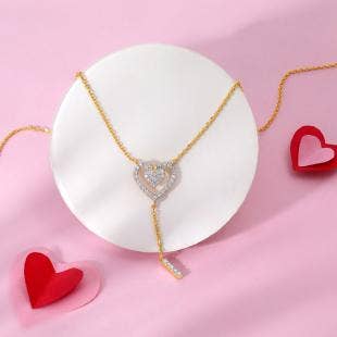 The Tender Love Diamond Lariat Necklace