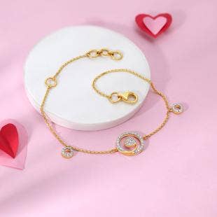 Encircling Love Diamond Bracelet