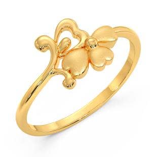 Jasleen Kyra Gold Ring