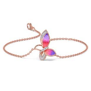 Chimaera Butterfly Diamond Chain Bracelet