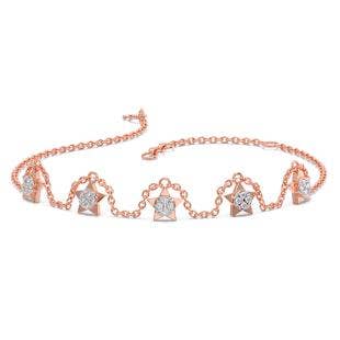 Ursa Diamond Charm Chain Bracelet