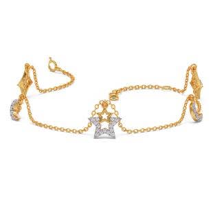 Celestia Diamond Charm Chain Bracelet