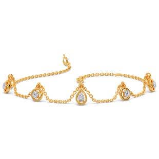 Ariane Diamond Charm Chain Bracelet