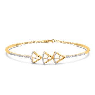 Adela Diamond Oval Bracelet