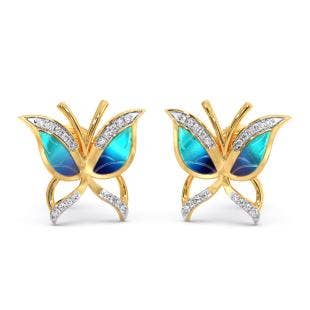 Phaedra Butterfly Diamond Earrings