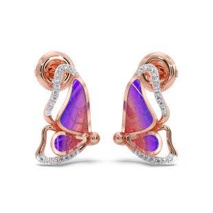 Cressida Butterfly Diamond Earrings
