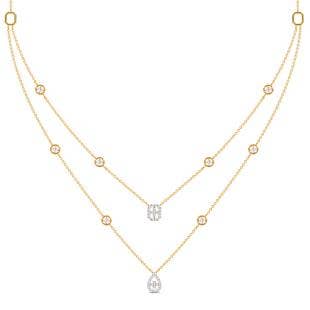 Zenaida Layered Diamond Necklace