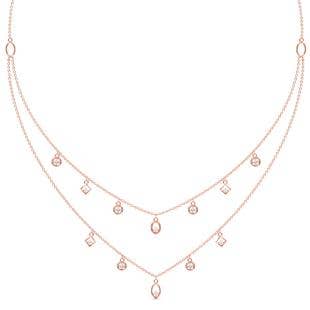 Lyla Layered Diamond Charm Necklace