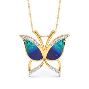 Phaedra Butterfly Diamond Pendant