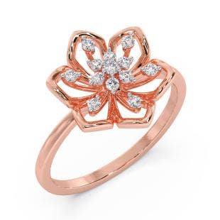 Fuscia Diamond Ring