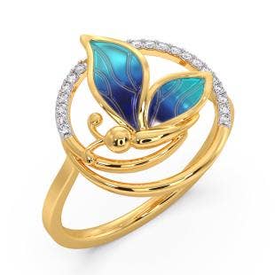 Sapho Butterfly Diamond Ring