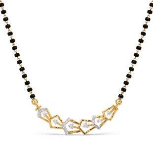 Aabheri Diamond Mangalsutra