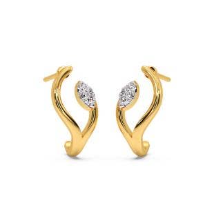 Jewelled Petals Diamond Stud Earrings