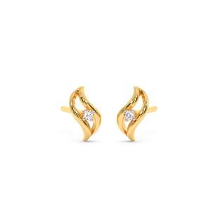 Pretty Sway Diamond Stud Earrings