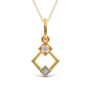 Square Ascends Diamond Pendant