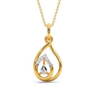 Jewel Motif Diamond Pendant