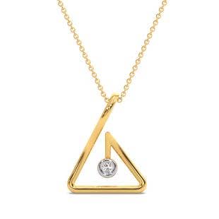 Triangle Freedom Diamond Pendant