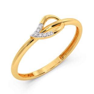 Soulful Petal Diamond Ring