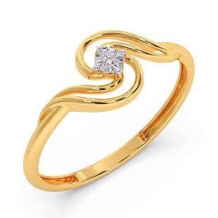 Mystic Swirls Diamond Ring