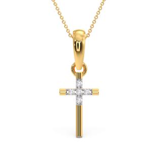Mystic Cross Diamond Pendant