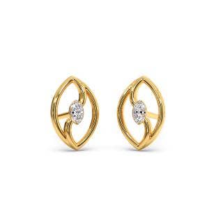 Marquise Glamour Diamond Stud Earrings