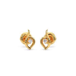 Graceful Diamond Stud Earrings