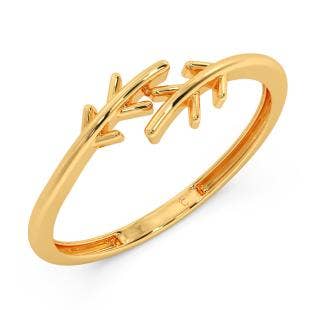 SleighBelle Gold Gap Ring