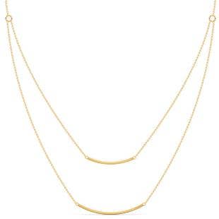 Minimally Mine Gold 2 Layered Necklace