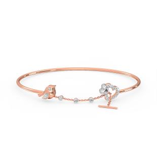 Now And Forever Diamond Oval Bracelet