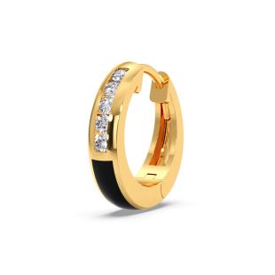 Troupe Men Diamond Bali Earrings