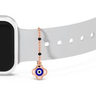 Lucky Clover Gold Evil Eye Watch Charms
