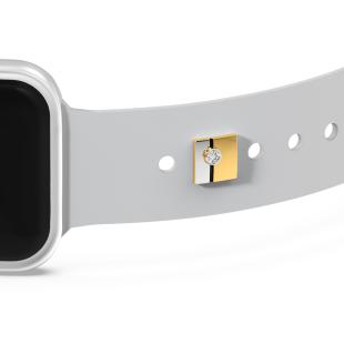 Boxy Diamond Watch Stud