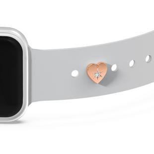 Heart Star Diamond Watch Stud