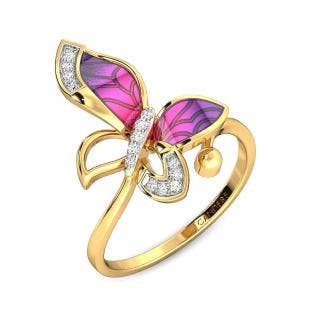 Chimaera Butterfly Diamond Ring