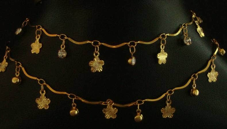 Anklet Floral Jewellery