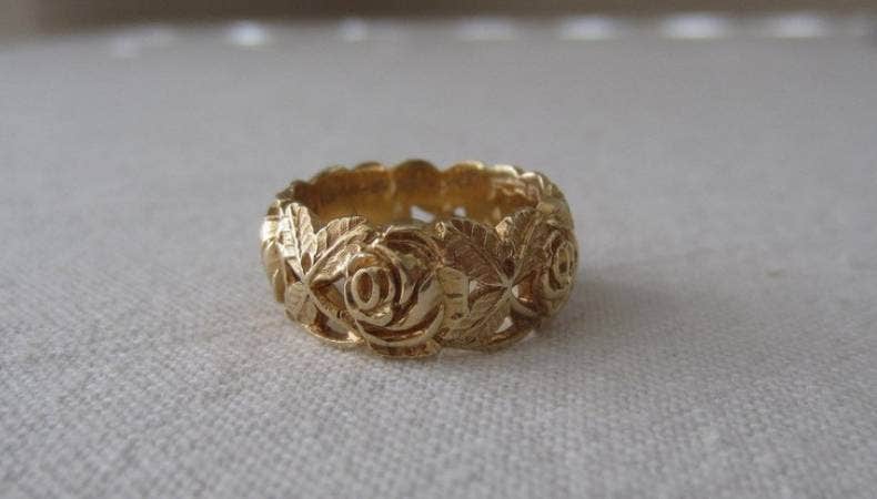 Ring floral jewellery