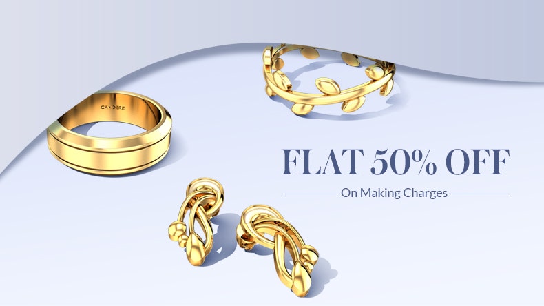 FLAT 50% OFF ON Making charges 