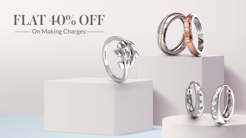 40 % off on platinum jewellery