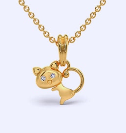 Kitty Diamond Pendant