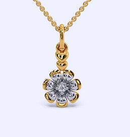 Begum Diamond Pendant With Chain