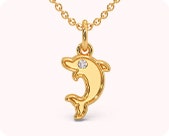 dolphin-engraved-diamond-pendant-for-kids
